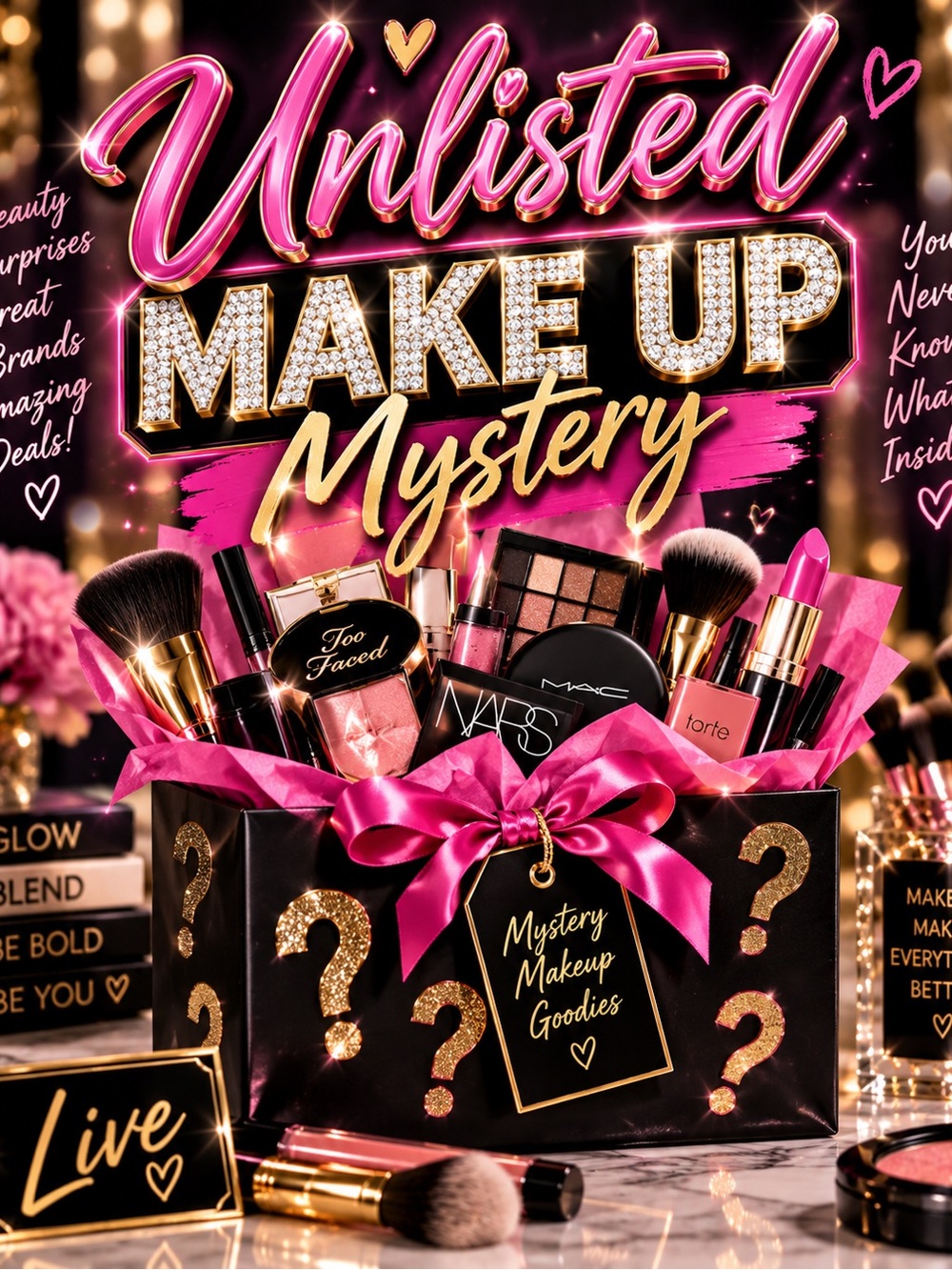 Unlisted Make Up Mystery - Pink Makeup Gift Set
